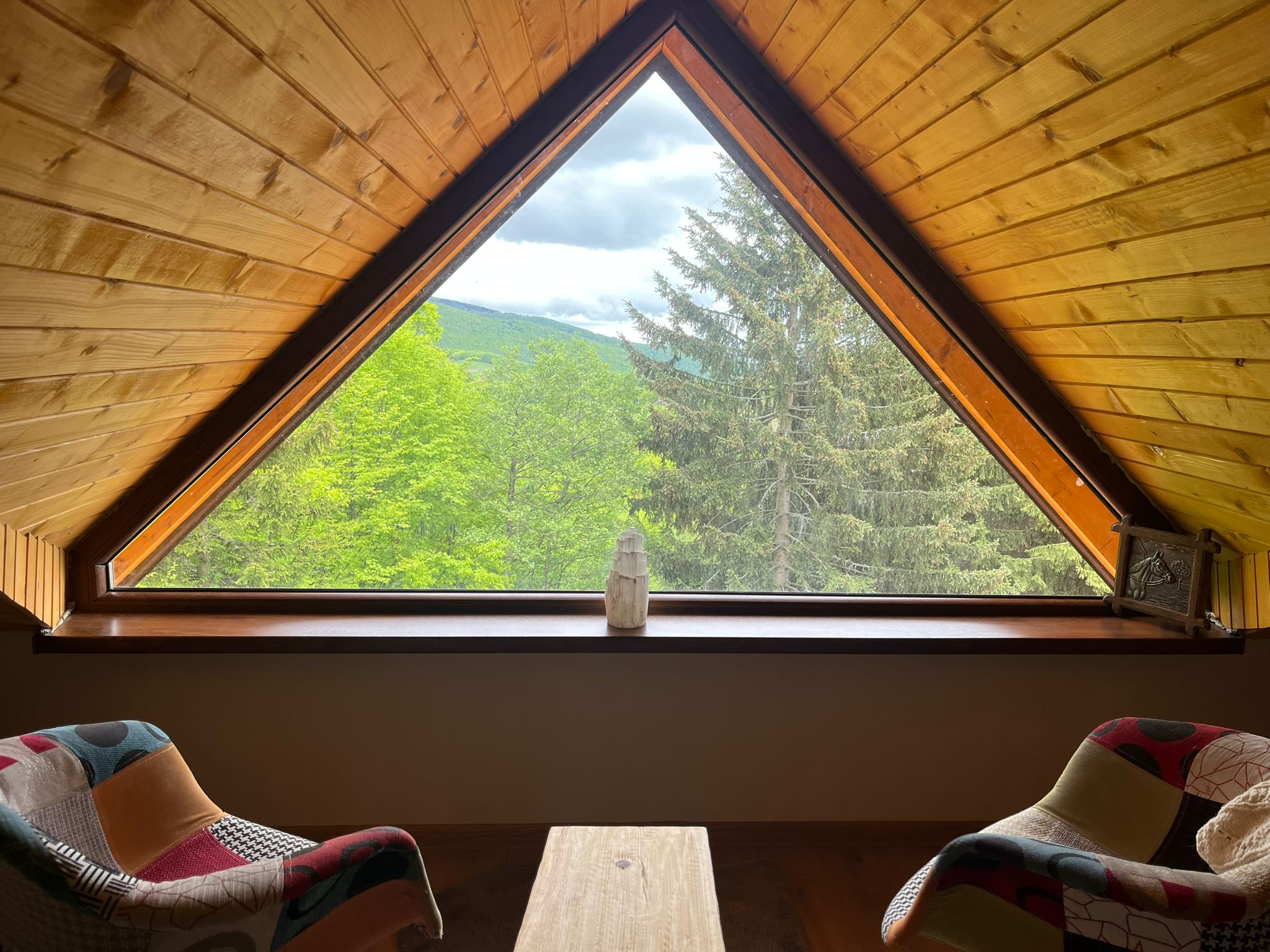 Unutrašnjost glamping kućice